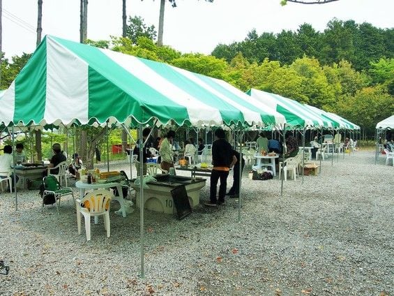 休暇村 近江八幡キャンプ場 BBQコーナー_BBQ場