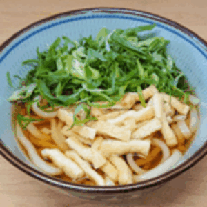 草津パーキングエリア　九条ねぎきざみうどん