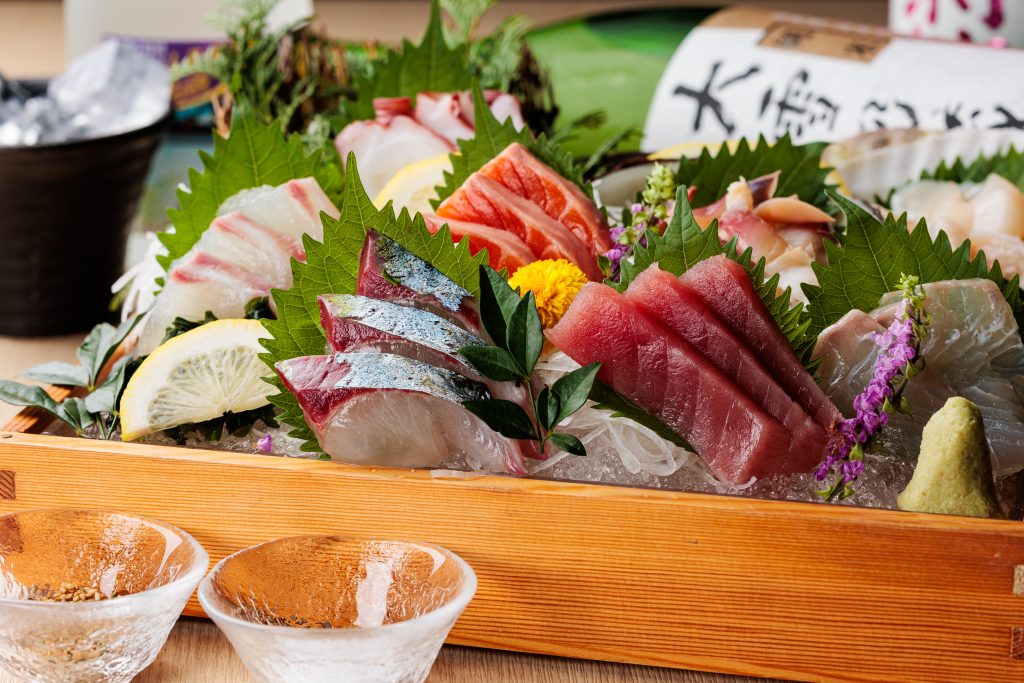 新鮮な海鮮おつくり